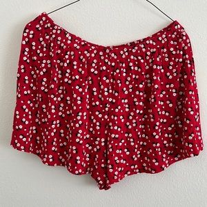 PLUS DITSY FLORAL FLIPPY SHORTS